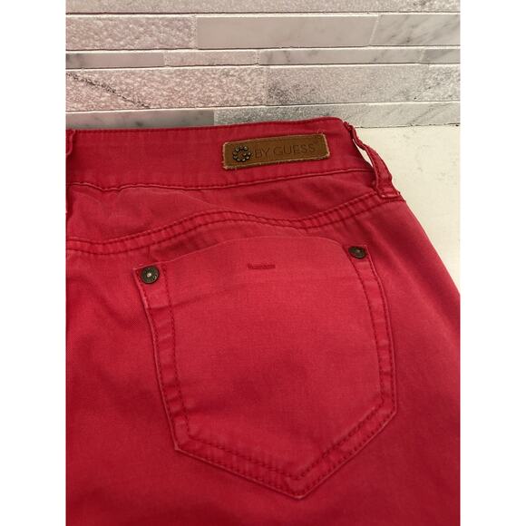 G By Guess Women’s Red Jeans Suzette Super Skinny Great Condition Size 27 - Picture 7 of 8